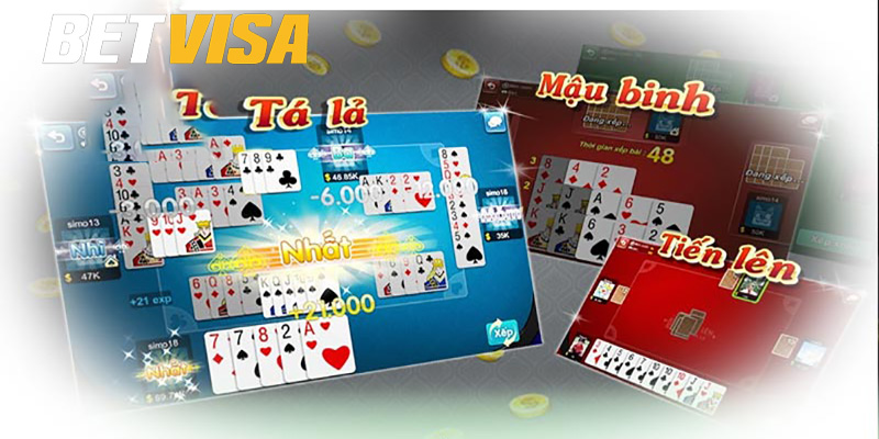 Các loại game bài nổi bật trên Betvisa